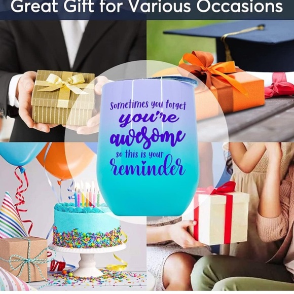 You’re Awesome Wine Tumbler, Inspirational - Picture 3 of 5